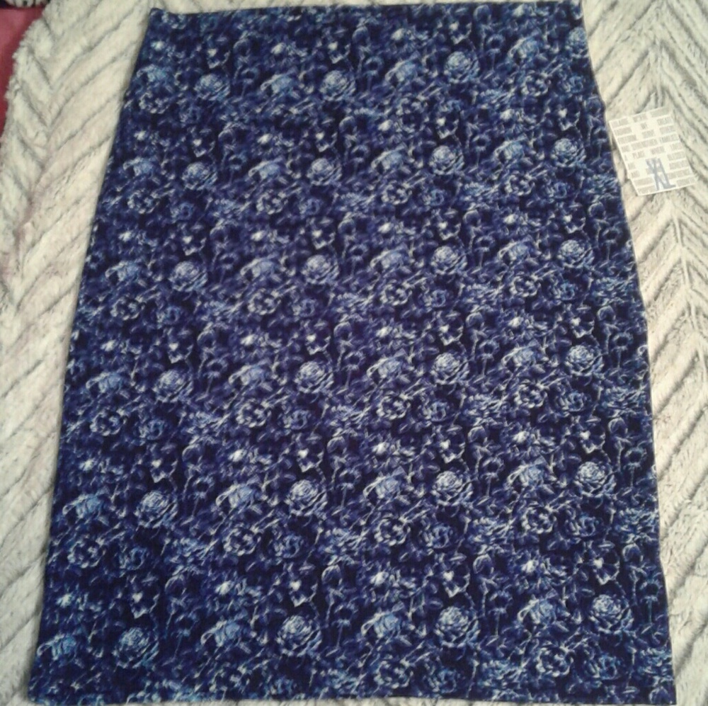 Blue Floral LLR Cassie